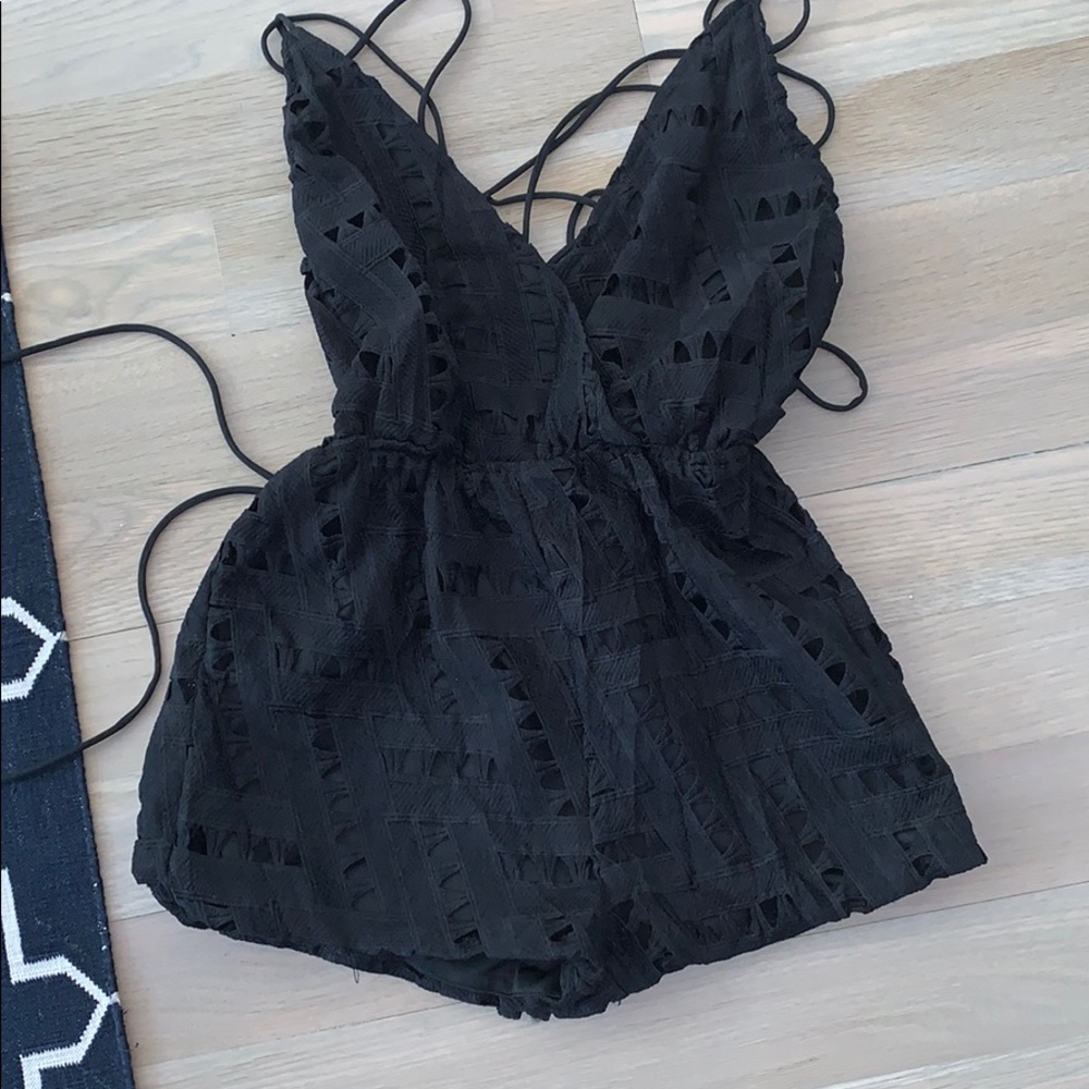 Romper black